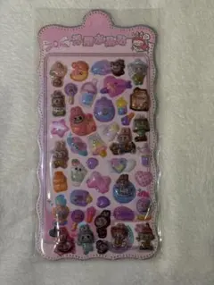 【大人気】LABUBU ラブブ らぶぶボンボンドロップ 立体シール うるちゅる