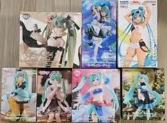 初音ミク　プライズフィギュアセット