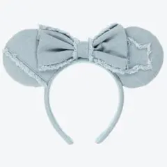 デニム ミッキー型カチューシャ