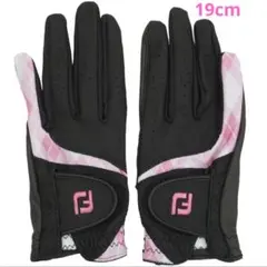 【フットジョイ】イーコンフォート ブラック/ピンク 19cm (両手用)