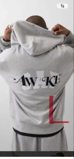 AWAKE NY グレー ジップアップパーカー 2026年最新】AWAKE NY カラー：グレイ系 メンズ パーカーの人気