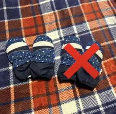 美品✴︎青と星柄 手袋 5-6歳用✴︎
