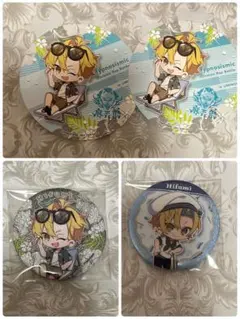 ヒプマイ スイパラ 海の家 コースター 缶バッジ 伊弉冉一二三