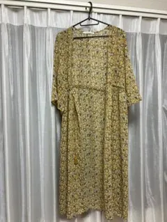 KBF 小花柄　シースルー　カーディガンのサムネイル