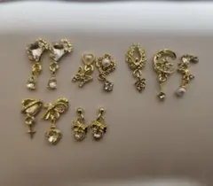 ゴールドネイルパーツ 11個セット