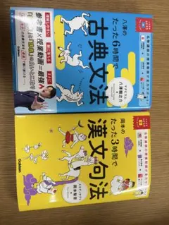八澤のたった6時間で古典文法 岡本のたった3時間で漢文句法