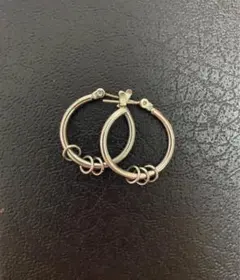 さ*ら様 フープピアス 結び目デザイン