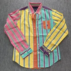 【Ralph Lauren】ストライプ長袖シャツ（マルチカラー）キッズ