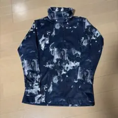 レアなサンダー柄】【美品】エディーバウアー フリースハーフジップ