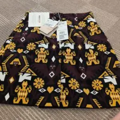 Marella 幾何学模様 タイトスカート 38