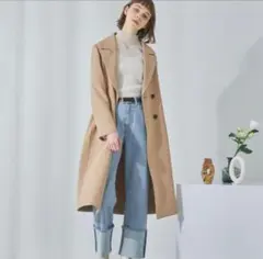 PUBLIC TOKYO ベージュ ロングコートのサムネイル