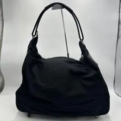 グッチ アクセサリーポーチ 肩掛け 2Way ナイロン レザー ブラック