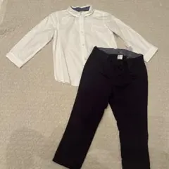 H&M フォーマルシャツ パンツ 2点セット 98cm