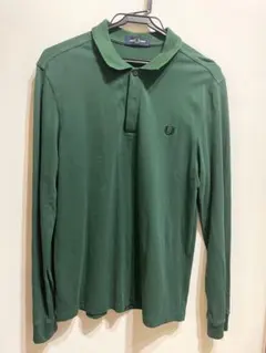 FRED PERRY オリーブ 長袖ポロシャツ FRED PERRY（フレッドペリー） ポロシャツ The Fred Perry Shirt
