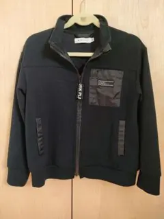 通学に便利！フードなし◆THE SHOP TK ブラック ジャケット◆130cm