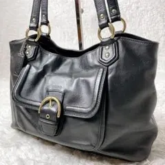 COACH キャンベルキャリーオール レザー ショルダーバッグ A4収納 Y2K 美品】A4収納COACH キャンベルキャリーオール レザー ショルダーバッグ