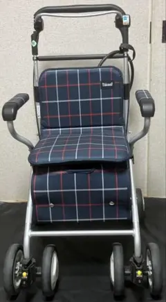 幸和製作所　シルバーカー　歩行器ネイビーチェック 幸和製作所】シルバーカー Walking Stecky ネイビー PW-298｜Yahoo