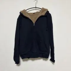 UNIQLO ネイビー フリースパーカー Lサイズ