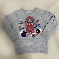 DOUBLE.B グレー スウェットシャツ 120