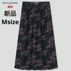 新品☆UNIQLO INES レーヨンギャザースカート Mサイズ