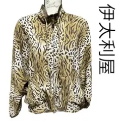 伊太利屋　ヒョウ柄　ブルゾン　長袖　アウター　ジャケット　ジャンパー