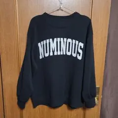 しまむら黒ロゴトレーナー４L