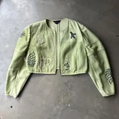 希少 COMME des GARCONS 刺繍　ウール　ジャケット AD1989のサムネイル