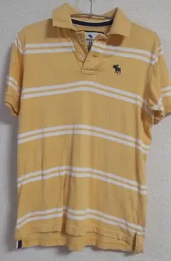 Abercrombie ポロシャツ Lサイズ イエロー