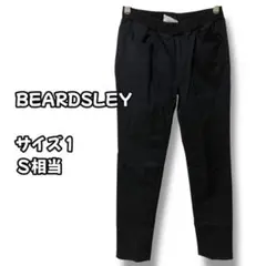 N0679　テーパードパンツ　ストレッチ　ブラック　サイズ１　Ｓ相当