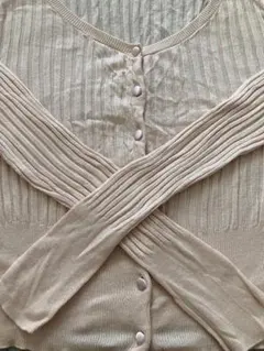 【最終値下げ】NICE CLAUP ピンク ニットカーディガン 長袖