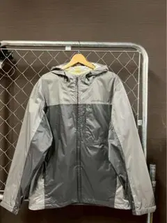 【美品】Eddie Bauer フード付きナイロンジャケット Lサイズ グレー
