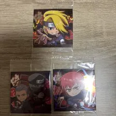 ナルト疾風伝　忍界シールウエハース　vol.4 暁　3種セット