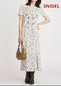 SNIDEL ケープカラートレンチワンピース