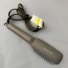 SALONIA ストレートヒートブラシ スリム グレー