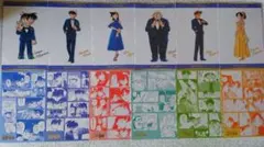 名探偵コナン　コナン展ポストカード　コナン　新一　蘭　阿笠博士　平次　和葉