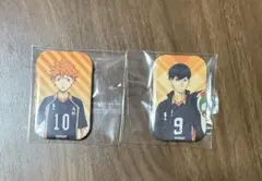 ハイキュー　缶バッジ　日向　影山