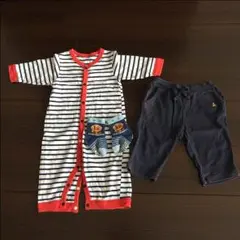 70サイズ ロンパース ズボン パンツ 靴下セット