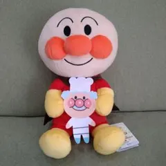 アンパンマン　みんななかよしぬいぐるみL 　アンパンマン　ジャムおじさん