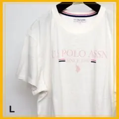 U.S. POLO ASSN ホワイト Tシャツ Lサイズ