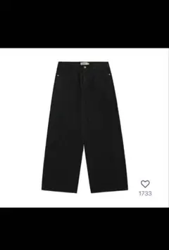 WALK IN PARIS BAGGYブラックデニム バギーパンツ 32 新品 - メルカリ