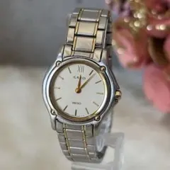 SEIKO CREO レディース クォーツ 腕時計 シルバー 電池交換済