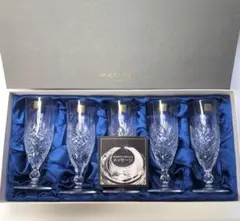 【未使用】日本のカット技術が美しい HOYA クリスタルグラス 5個セット