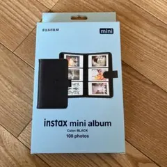 【新品未使用】FUJIFILM instax mini アルバム 108枚チェキ