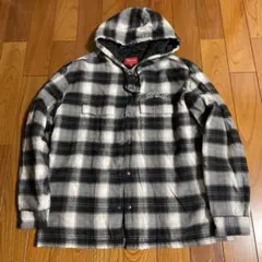 Supreme フード付き チェックシャツ L - メルカリ