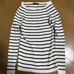 INGNI イング　ボーダー柄 長袖ニット Mサイズ