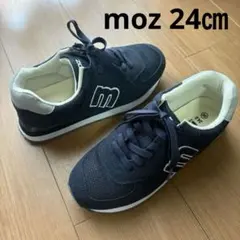 moz　モズ　ネイビー　レディース　スニーカー　24㎝のサムネイル
