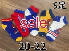 20-22cm 可愛い♡ スパイダーマン　キッズ　ソックス　靴下