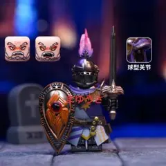 ★新作★【レゴ互換】ミニフィグ 円卓の騎士 ガラハッド 人形 フィギュア