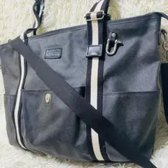 極美品】 森野帆布 SIGNAL FLAG 2WAY トートバッグ ブラック - メルカリ