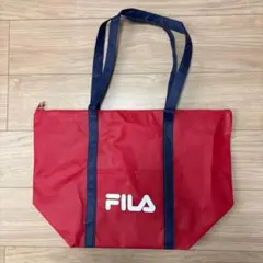 FILA レッド トートバッグ